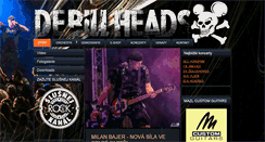 Desktop Screenshot of debillheads.cz